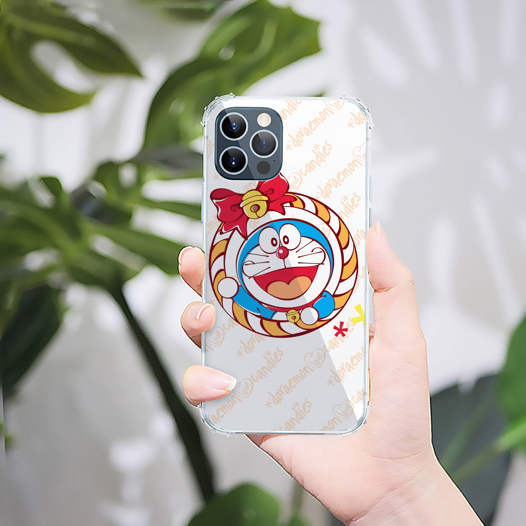 （画像用） ドラえもん Doraemon 【iPhone 12シリーズ対応】透明スマホケース（クリアソフトケース）